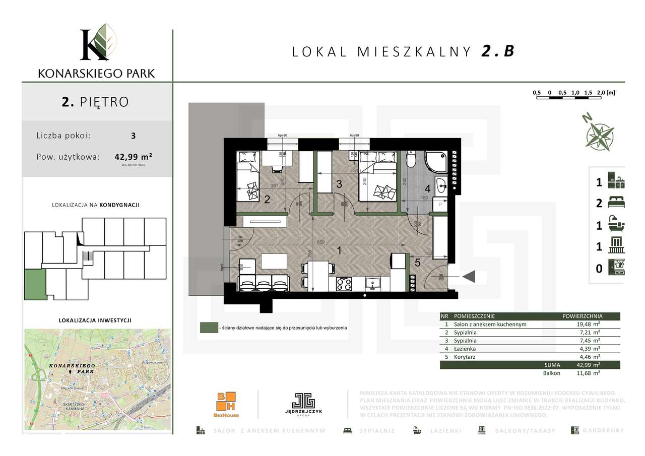 MIESZKANIE 2.B | KONARSKIEGO PARK