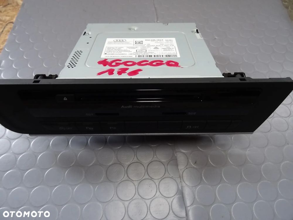 4G0035193F czytnik MMI Multimedia jednostka Audi A7 A6 C7 czesci - 1