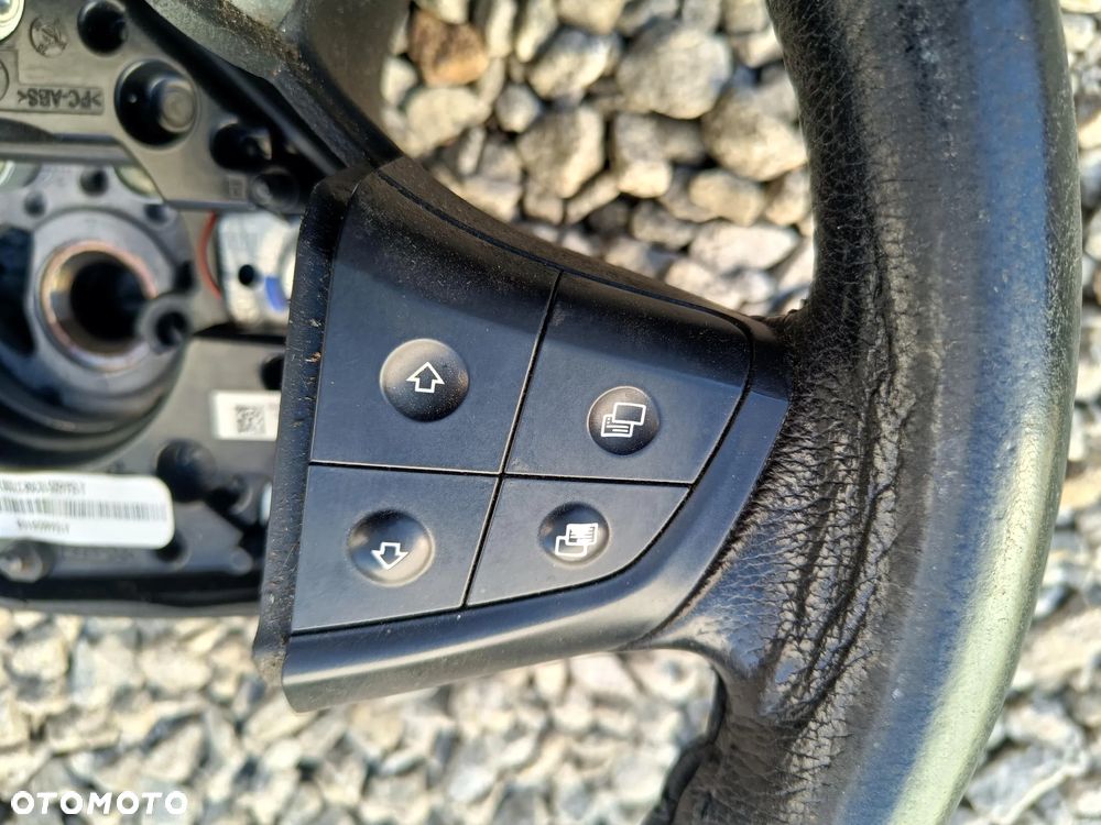 MERCEDES W164 ML X164 GL W251 KIEROWNICA CZARNA SKÓRZANA ŁOPATKI - 8