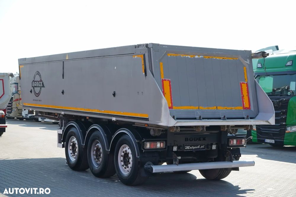 Bodex BASCULĂ BODEX 25 m3 / ALUMINIU / 2X AXE RIDICATIVE / 5.300 KG / JANTE DIN ALIAJ / - 6