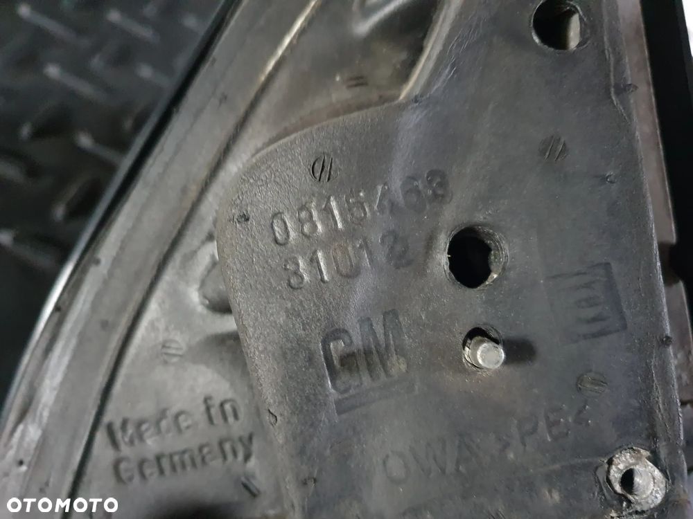 OPEL OMEGA B LUSTERKO ZEWNĘTRZNE PRAWE ELEKTRYCZNE 5PIN CZARNE POSIADAM 2SZT - 6