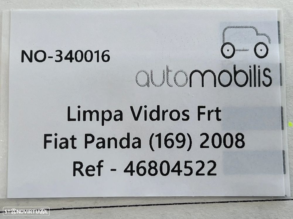 Motor Limpa Vidros Frt. FIAT PANDA (169_) 1.2 Ref. 46804522 - NO.340016 - 3