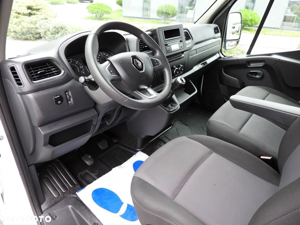 Renault MASTER PLANDEKA 10 PALET WEBASTO TEMPOMAT LEDY PNEUMATYKA KLIMATYZACJA  165KM - 3
