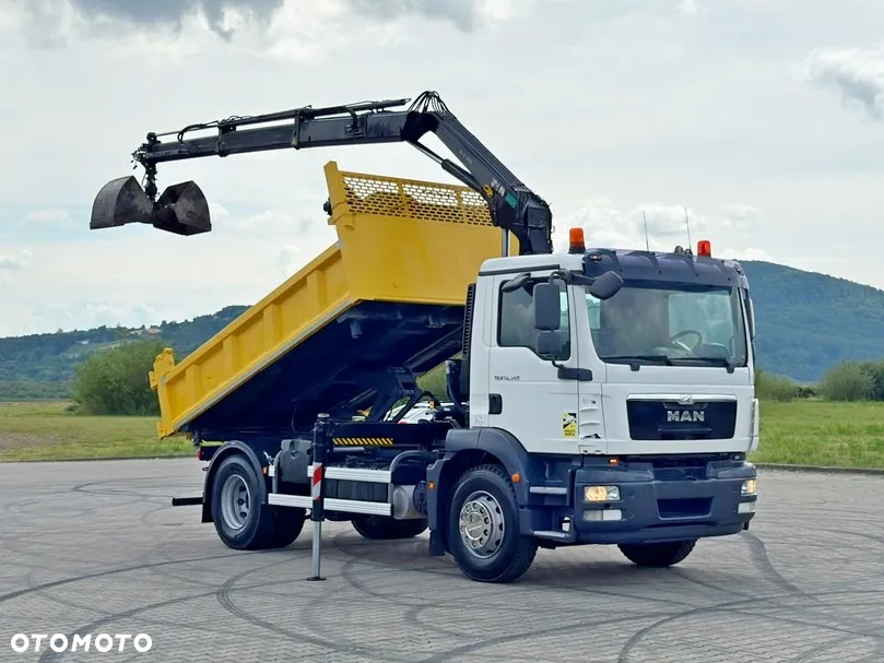MAN TGM 18.340 WYWROTKA 4,05 m* HIAB 111 B-2 HIDUO/PILOT - 2