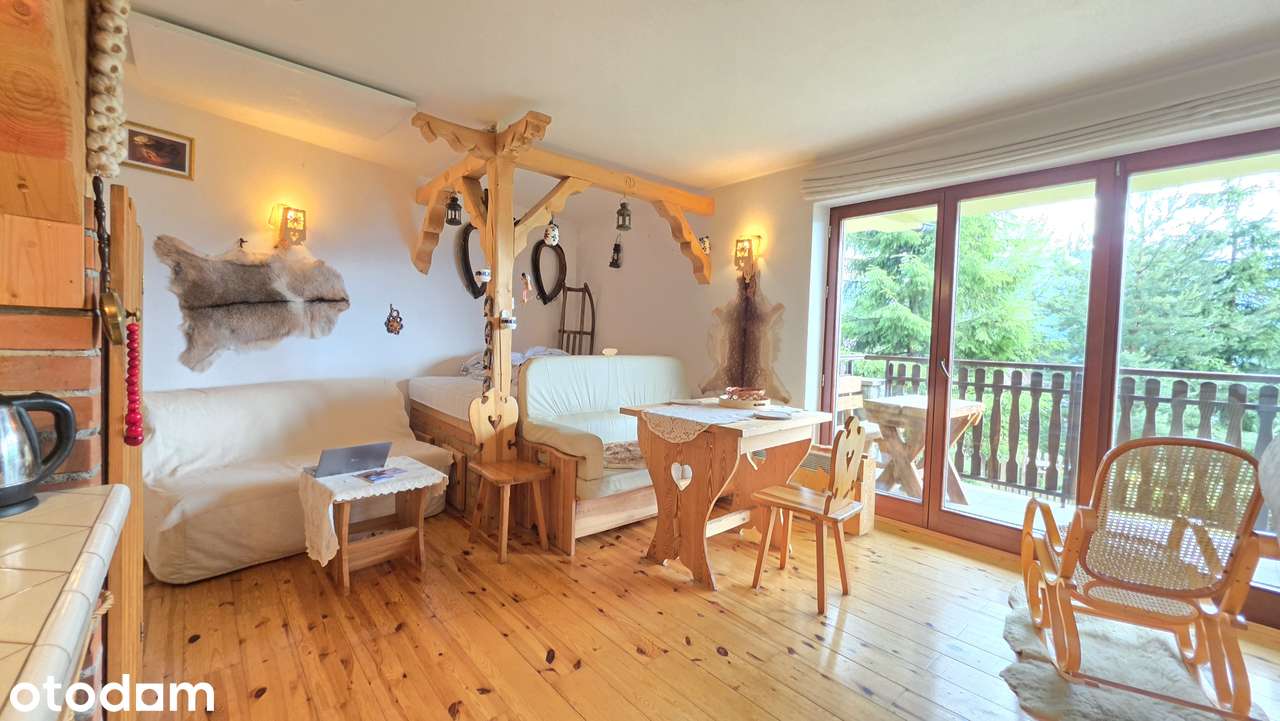 Apartament z tarasem i kominkiem