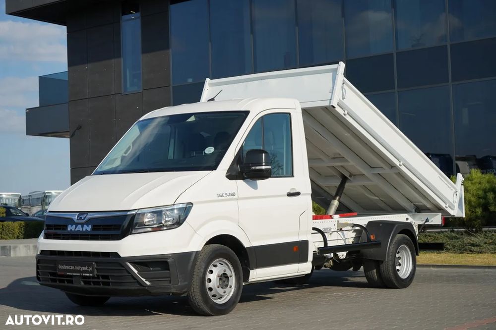 MAN TGE 5.180 / BASCULATOR SPATE / RADAR / DUBLU / MANUAL / IMPORTAT - 2