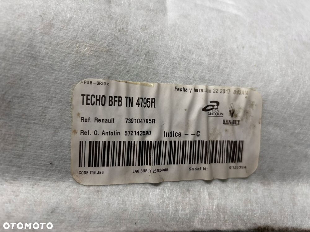podsufitka megane iv 739104795r - 3