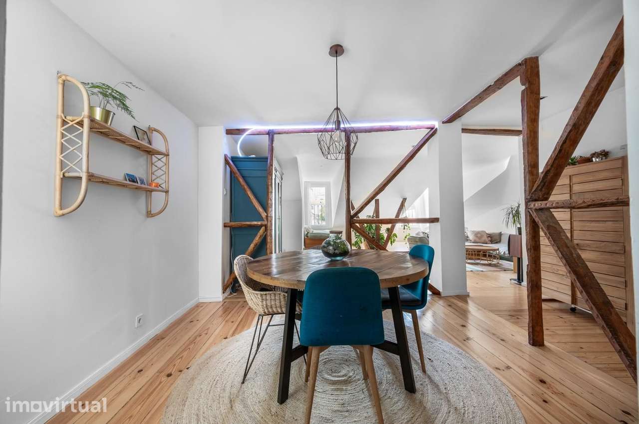 Apartamento T2 + 1 com vista, São Bento, Lisboa - Grande imagem: 3/27