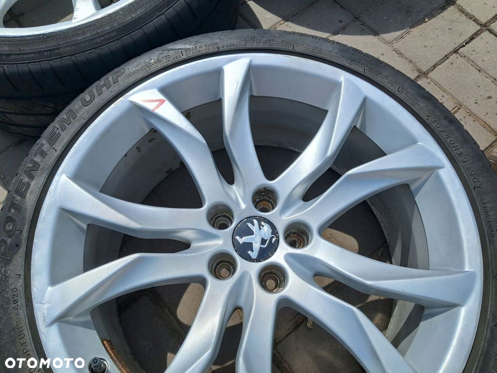 peugeot rcz felgi aluminiowe 19" koła 235/40r19 lato 5x108 et 27 8,5 - 12