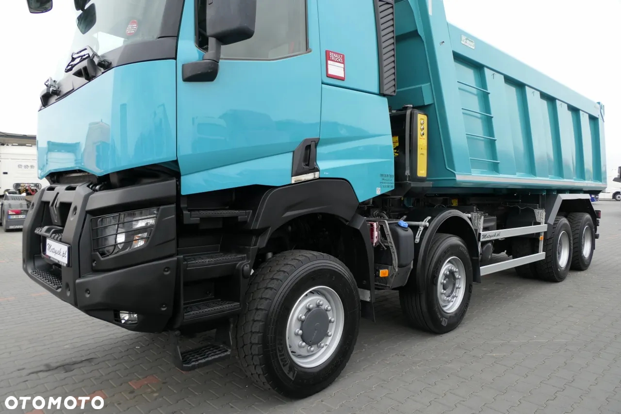 Renault K 480 / 8x6 / WYWROTKA TYLNOZSYPOWA 25 m3 / EURO 6 - 6