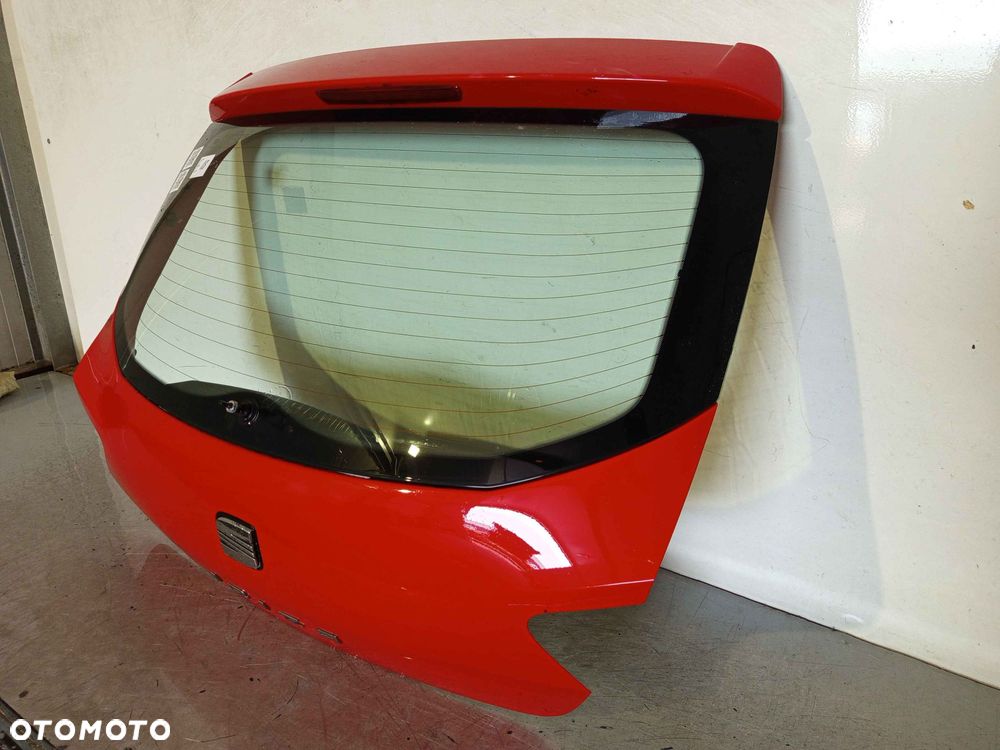 + KLAPA TYŁ TYLNA BAGAŻNIKA DO SEAT IBIZA 4 IV 6J LS3H CZERWONA 3D 3 DRZWI HB - 2