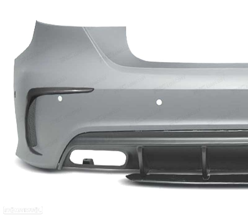 PARA-CHOQUES TRASEIRO MERCEDES CLASE A W176 15-18 LOOK AMG PDC - 2