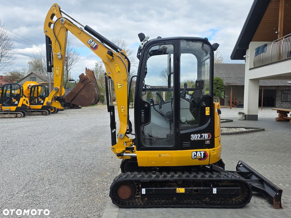 Caterpillar CAT 302.7 D CR mini koparka szybkozłącze 3 łyżki piękna serwisowana 1 wł JCB sprowadzona - 3