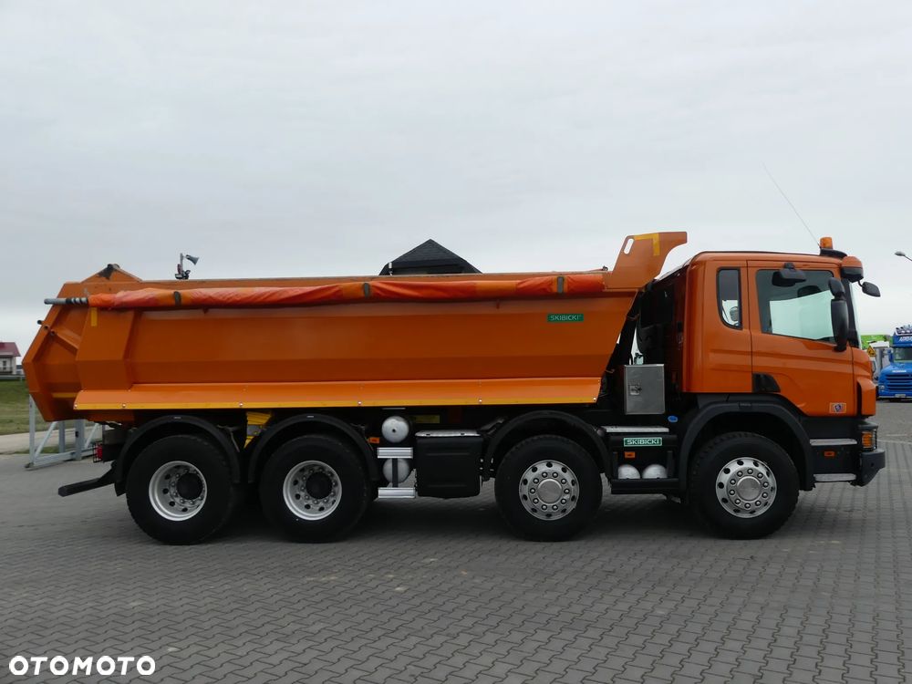 Scania P410 8x4 / WYWROTKA / ALUFELGI / MANUAL / EURO 6 / - 17