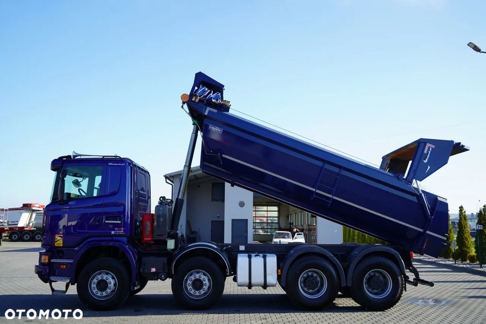 Scania G 490 / 8x4 / WYWROTKA TYLNOZSYPOWA /  HYDROKLAPA / PLANDEKA AUTOMATYCZNA / AUTOMAT / EURO 6 - 3