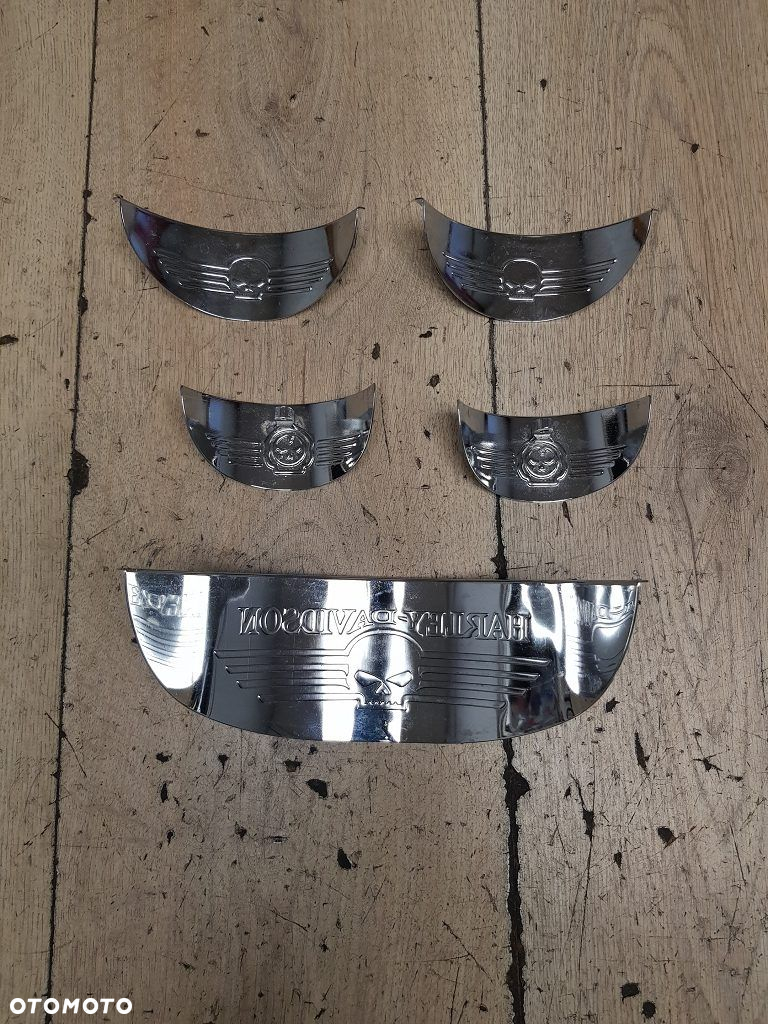 Skull daszek zestaw Harley Davidson Electra Glide Road King Street Glide - 6
