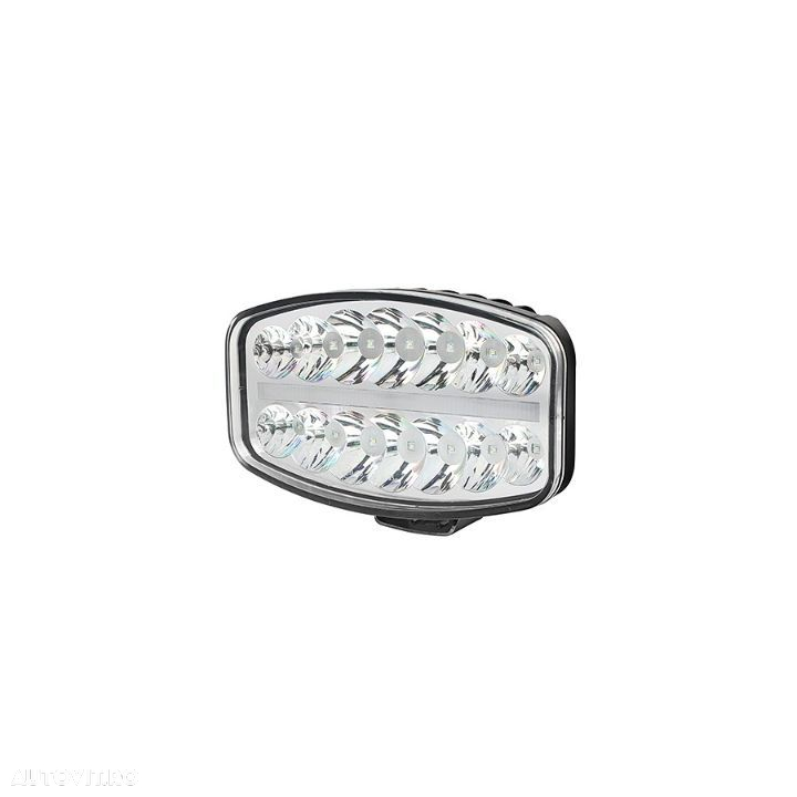 Proiector Slim, Full-Led, Pozitie si Faza Lunga Led, 12/24V, Dreptunghiular - Oval - 9