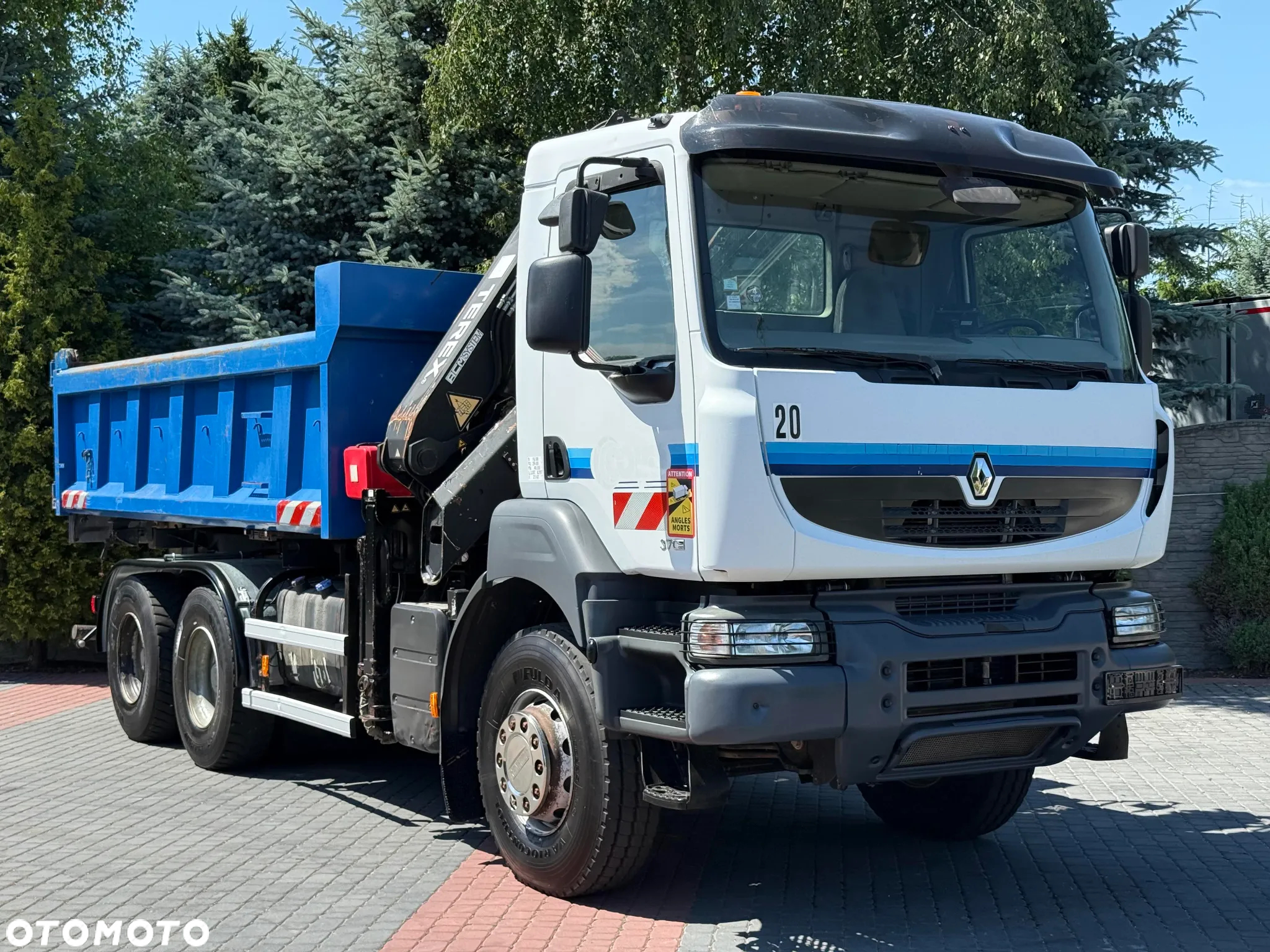 Renault KERAX=370DXi=6X4=WYWROTKA+HDS=TEREX - 12