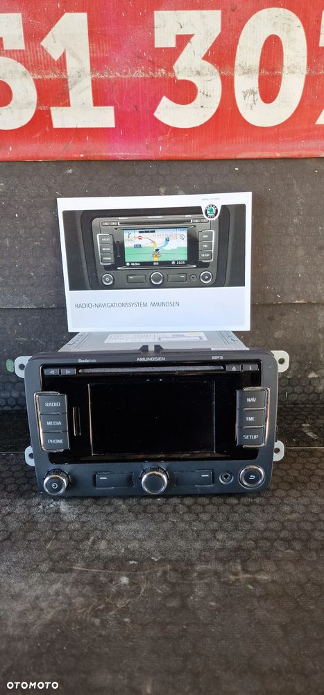 RADIO NAWIGACJA NAVI SKODA Superb II Roomster Fabia II 3T0035191A - 1