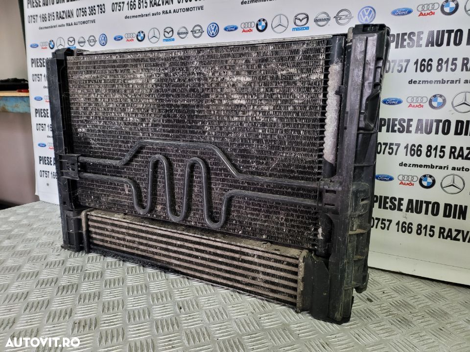 Grup Radiatoare Radiator Apa Clima Intercooler Servo Bmw E90 E91 E87 2.0D Dezmembrez Bmw - 3