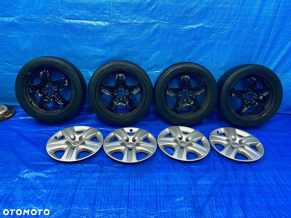 KOŁA STRUKTURALNE KOŁPAKI KOŁO 17 FELGA 17" x 7J  5X120 ; 67,1mm ET41 KOMPLET ; OPONY CAŁOROCZNE GOODYEAR ; OPEL INSIGNIA A ORYGINAŁ - 1