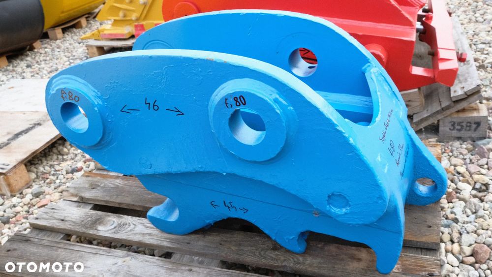 szybkozłoncze do koparki ramie 33cm fi 80 sworzeń miller - 3