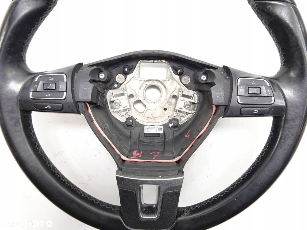 kierownica skóra multi volkswagen passat b7 - 3