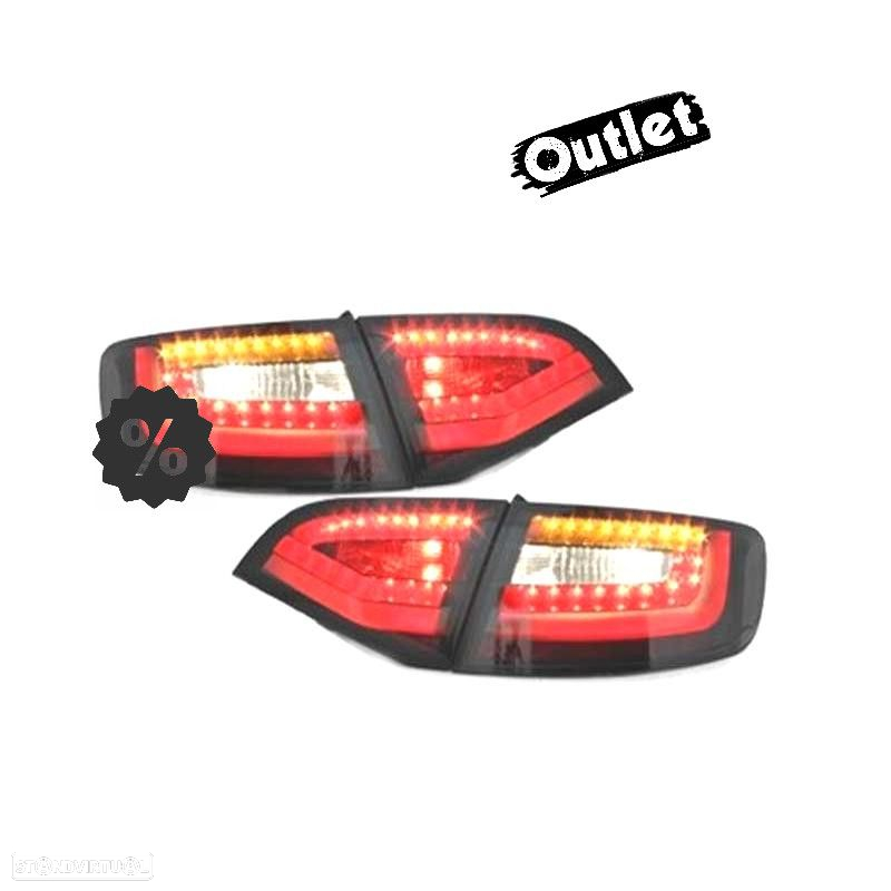 R012405C2 FAROLINS AUDI A4 B8 AVANT LEDS DINAMICO PRETOS 08-11 CARDNA TUBELIGHT - 9