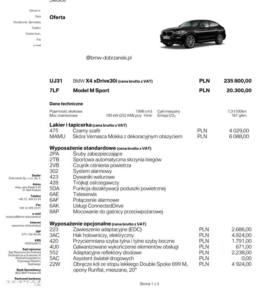 BMW X4 xDrive30i M Sport sport - 35