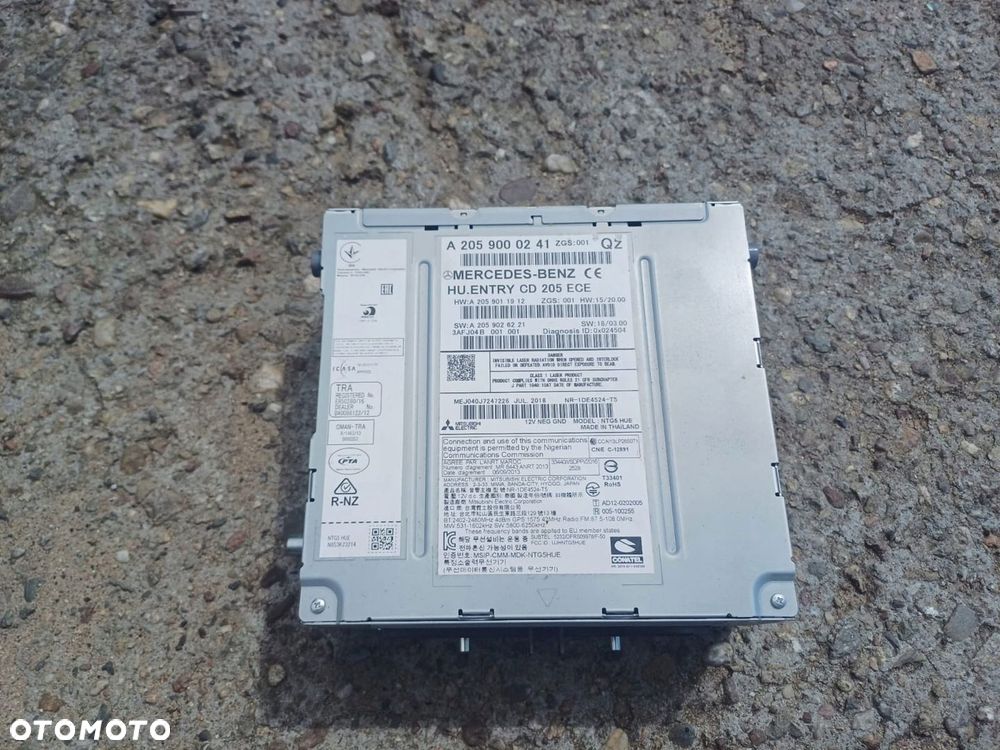 MERCEDES 205 glc radio nawigacja A 2059000241 vin - 1