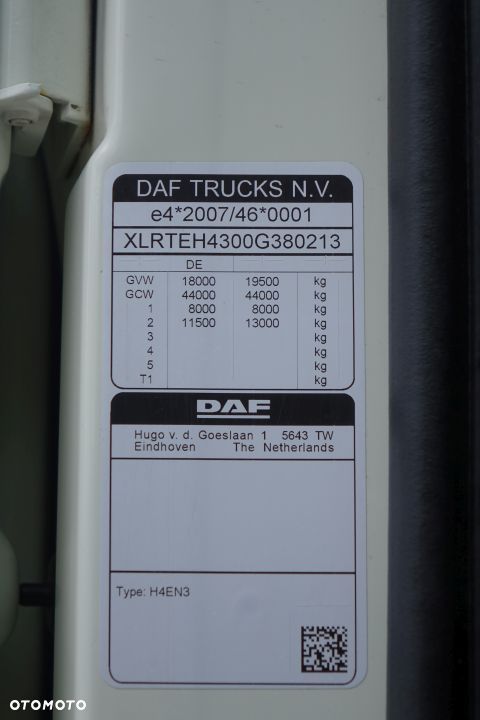 DAF XF 480 FT / SUPER SPACE CAB / STANDARD/ EURO 6 / AUTOMAT / INTARDER / KLIMATYZACJA POSTOJOWA / LODÓWKA / 2 ZBIORNIKI PALIWA - 38