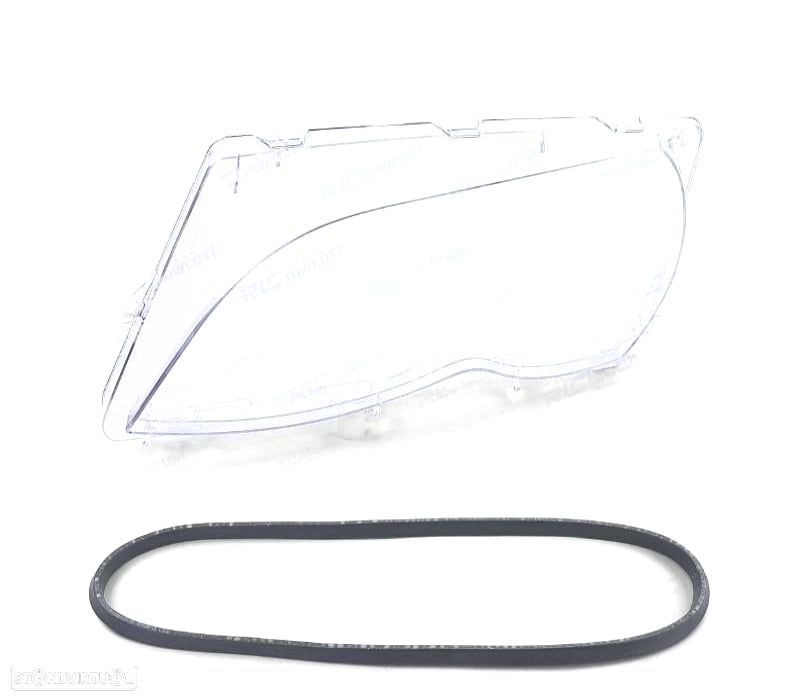VIDRO FARÓL OPTICA FRONTAL ESQUERDA BMW E46 BERLINA TOURING 01-05 - 3