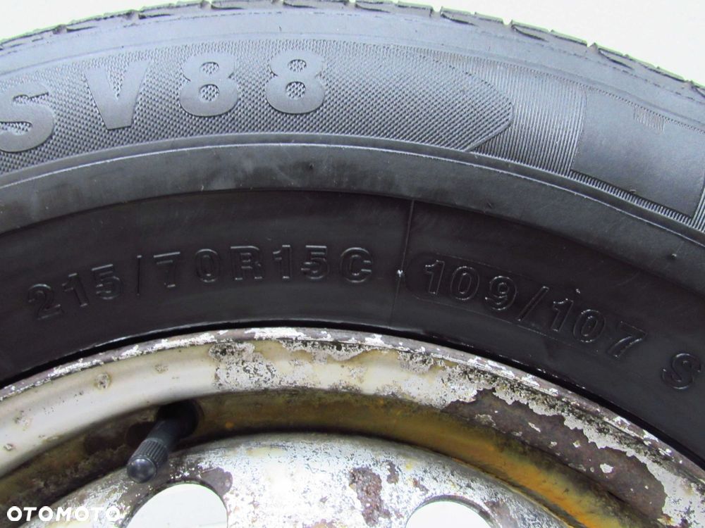 IVECO DUCATO BOXER 5X118 6J15 '' ET68 KOLO FELGA STALOWA 215/70R15C 1395239080 OPONA 4mm - 9