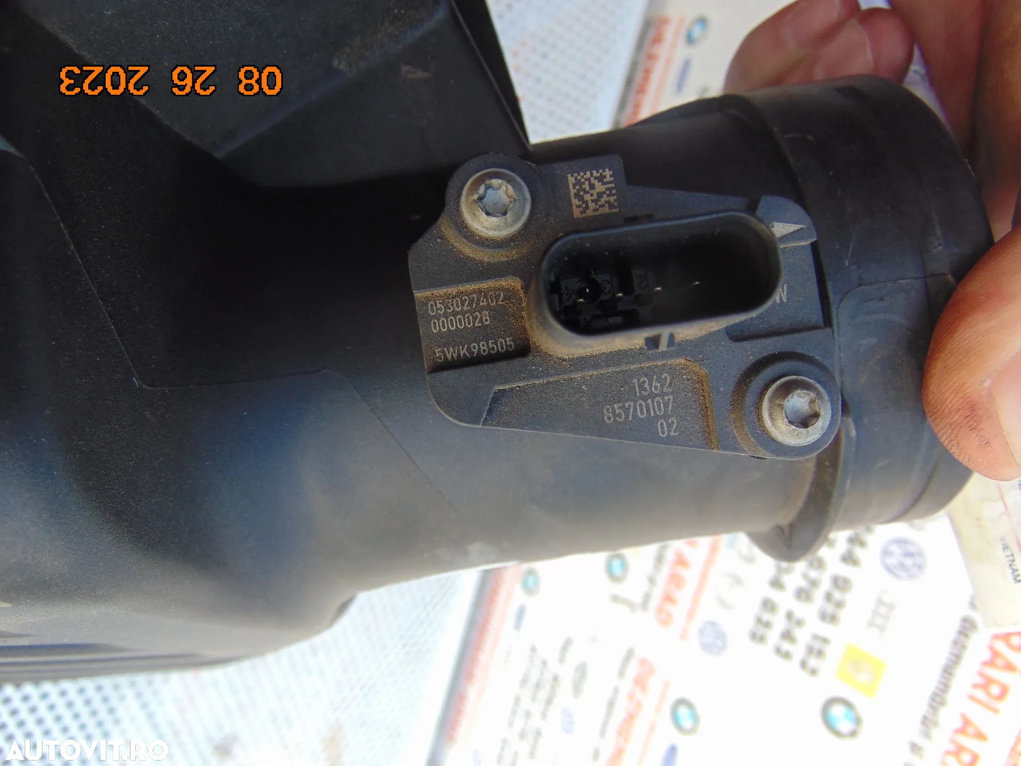 Debitmetru aer BMW x1 f48 f49 seria 4 f36 seria 5 f10 f11 f30 f31  f20 f21 2.0 b47 mini f56 f32 b37 - 1