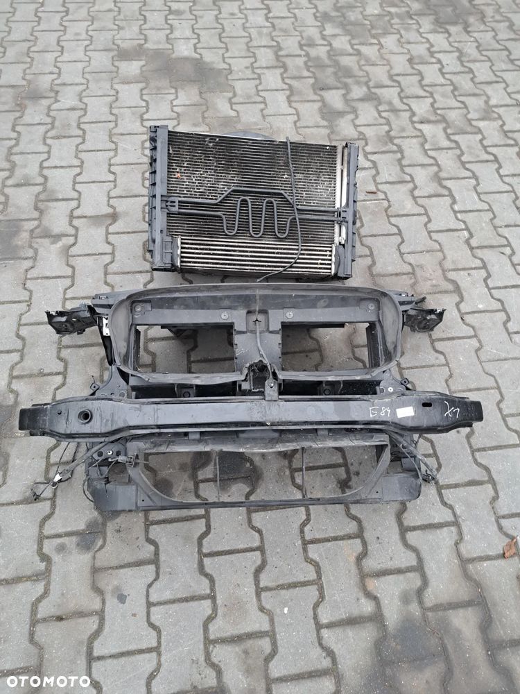 Bmw x1 e84 lift pas przedni kompletny chłodnice 2.0 D wzmocnienie belka pod zderzak kierownice powietrza - 1