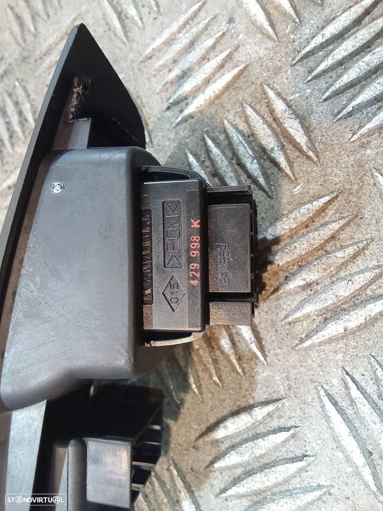 COMANDO ELEVADOR DE VIDRO FRONTAL ESQUERDO RENAULT MEGANE I COACH 2002 -429998K - 3