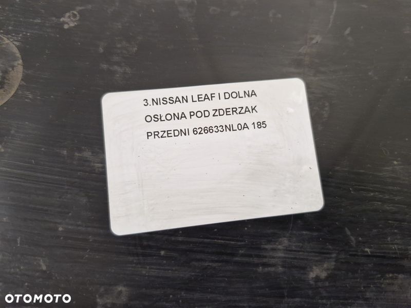NISSAN LEAF I 1 DOLNA OSŁONA POD ZDERZAK PRZEDNI 626633NL0A - 4