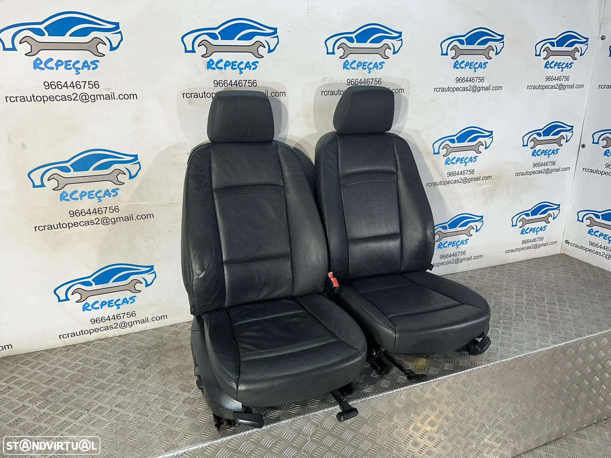 Conjunto Bancos Pele Eletricos Frente Frontal BMW Serie 3 Coupe e92 2006 - 2012 - 3