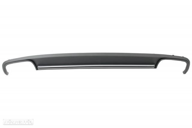 Difusor com Ponteiras Audi A4 B8 (2008 a 2012) Look S4 - 1