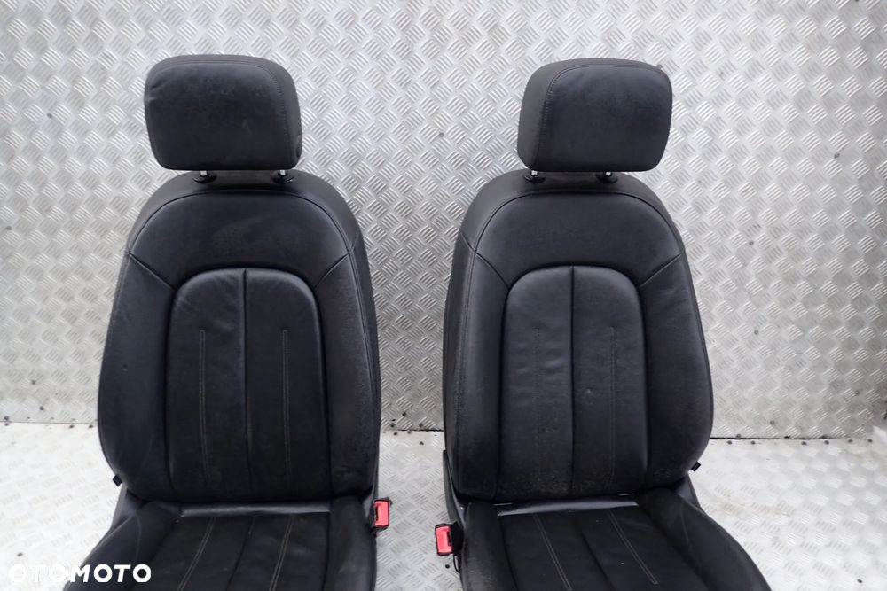 FOTELE SIEDZENIA KOMPLET PRZÓD TYŁ SKÓRA AUDI A6 C7 COMBI - 13