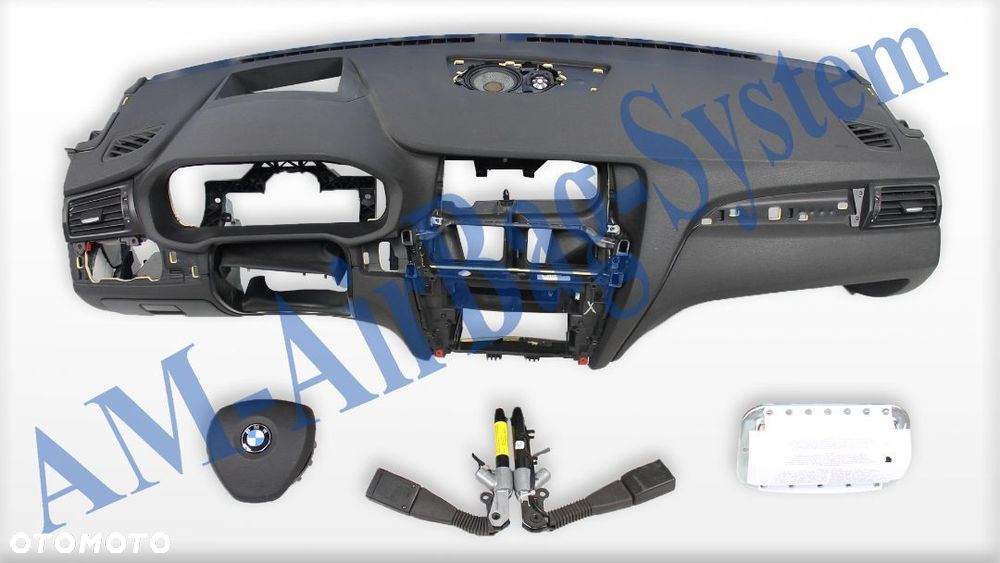 BMW  X3 F25 F26 Deska Poduszki Pasy AirBag Konsola Kokpit Regeneracja Naprawa - 1