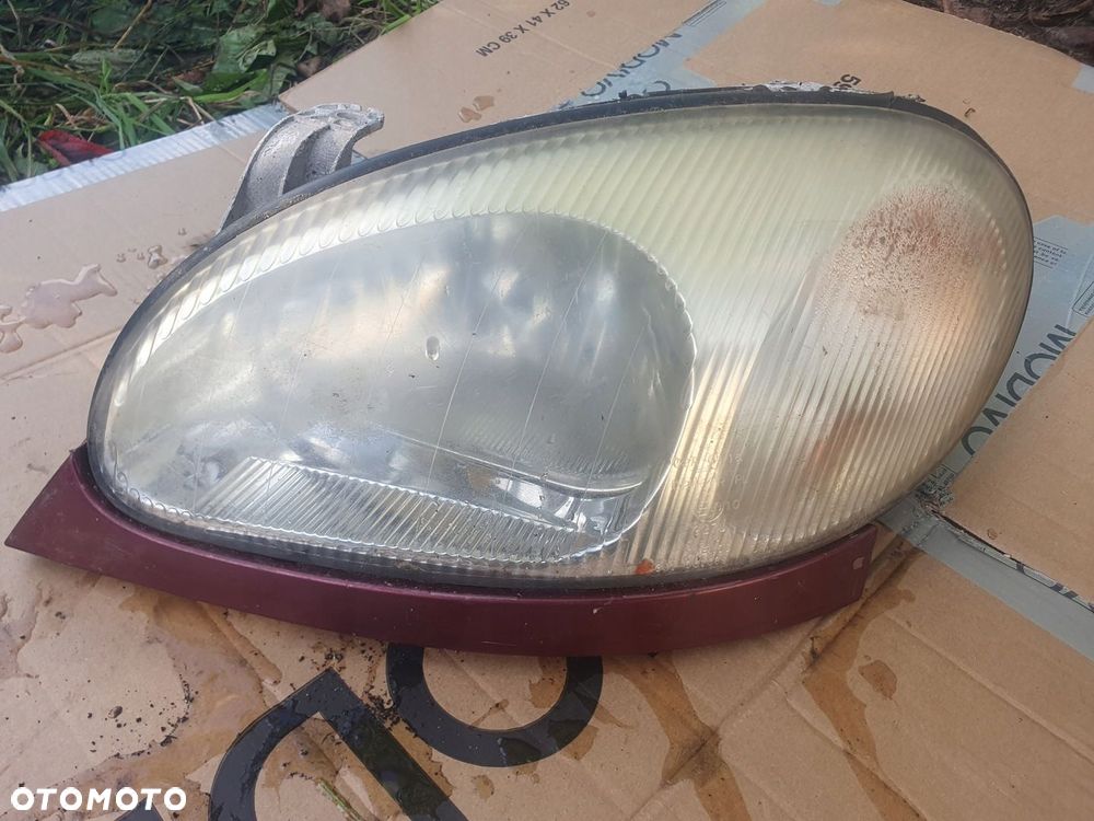 reflektor lewy przedni lampa lewa przód Daewoo Lanos lekko matowa - 1