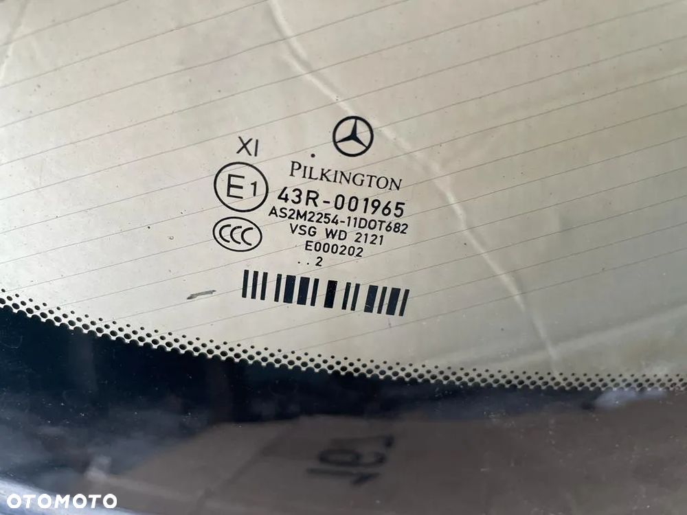 szyba tyl tylna mercedes cl w216 oryginal 2012 r - 3