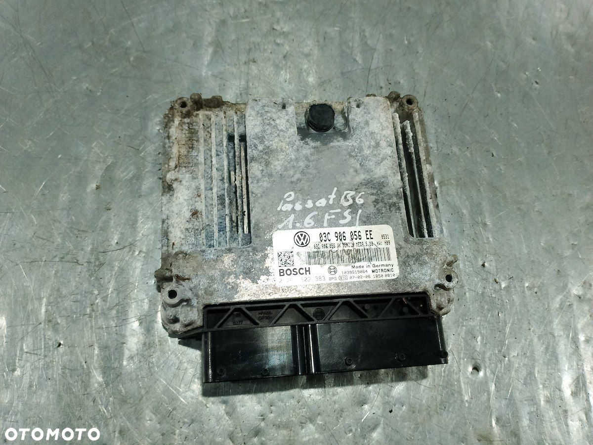KOMPUTER, STEROWNIK VW PASSAT B6  03C906056EE   1.6 FSI - 1