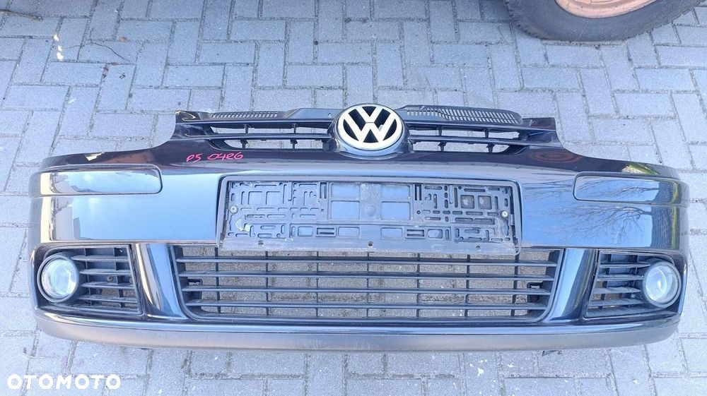 ZDERZAK PRZEDNI PRZÓD KOMPLETNY GRANATOWY VW GOLF V 5 HALOGENY ERGERGERG - 1