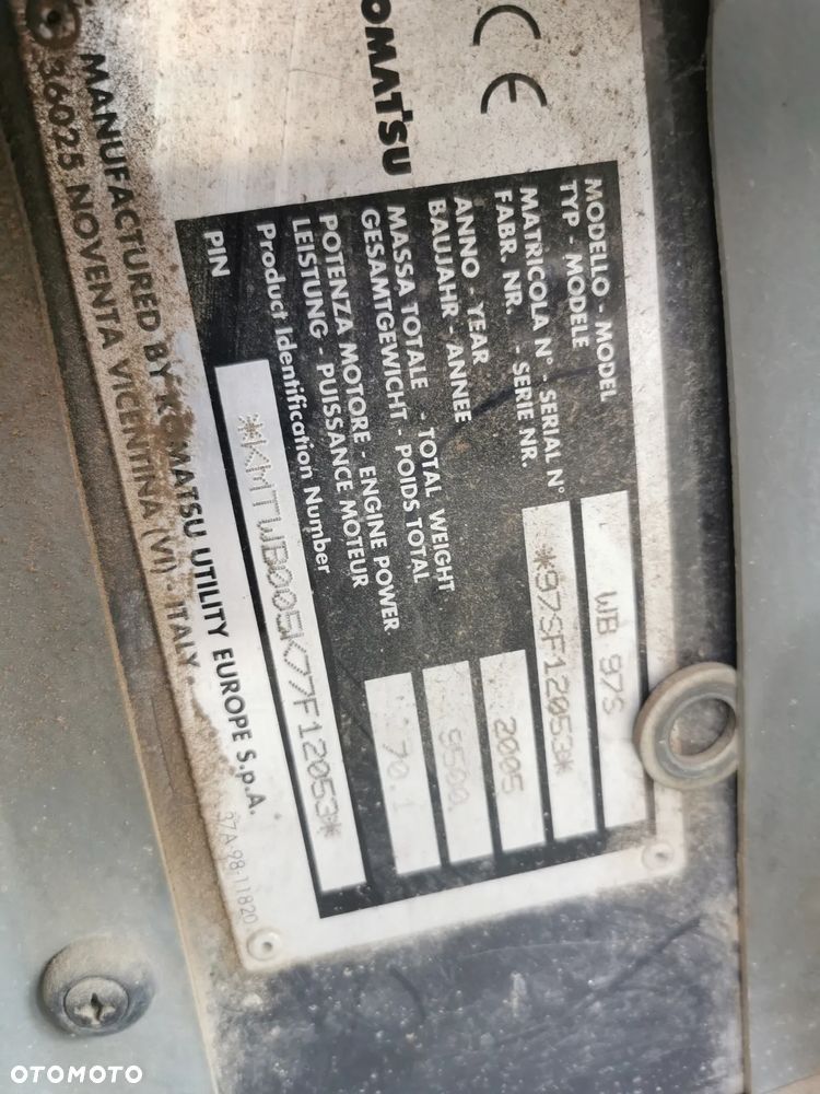 Komatsu WB97S-2 - 11