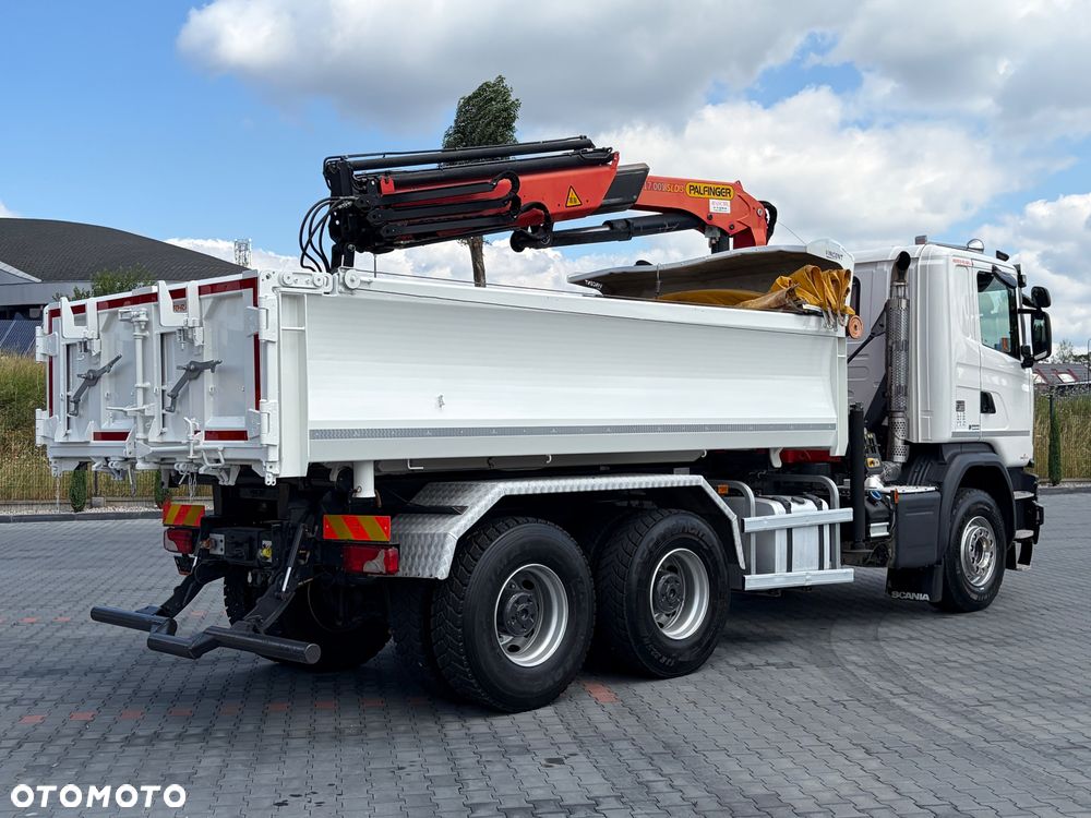 Scania P410 / 6x4 / EURO 6 / HDS / WYSUW x3 / ROTATOR / CHYWTAK / STEROWANIE RADIOWE / WYWROTKA / HYDROBURTA / AUTOMAT / KAMERA COFANIA / NAWIGACJA / NISKI PRZEBIEG / 2017 / SERWISOWANY / SPROWADZONY - 10