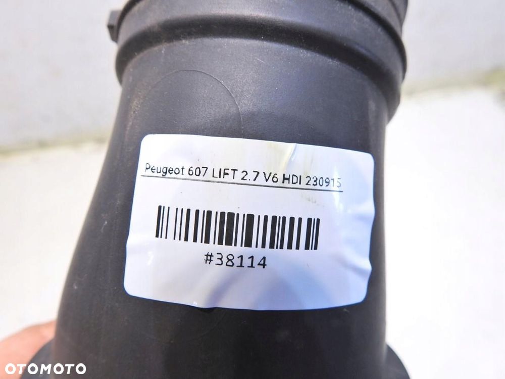 WĄŻ RURA DOLOT POWIETRZA PEUGEOT 607 2.7 V6 HDI 9653096580 9653096680 - 4