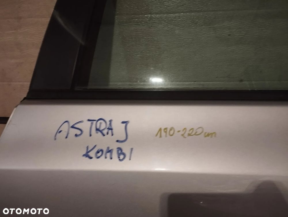 DRZWI LEWY TYŁ OPEL ASTRA J KOMBI 2009/2015 ROK SREBRNE - 8