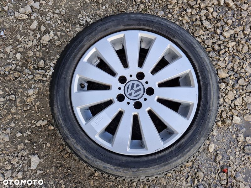 vw passat b6 golf 6 vi felga aluminiowa koło zapasowe 16'' 7j et45 5x112 dj-402 - 1